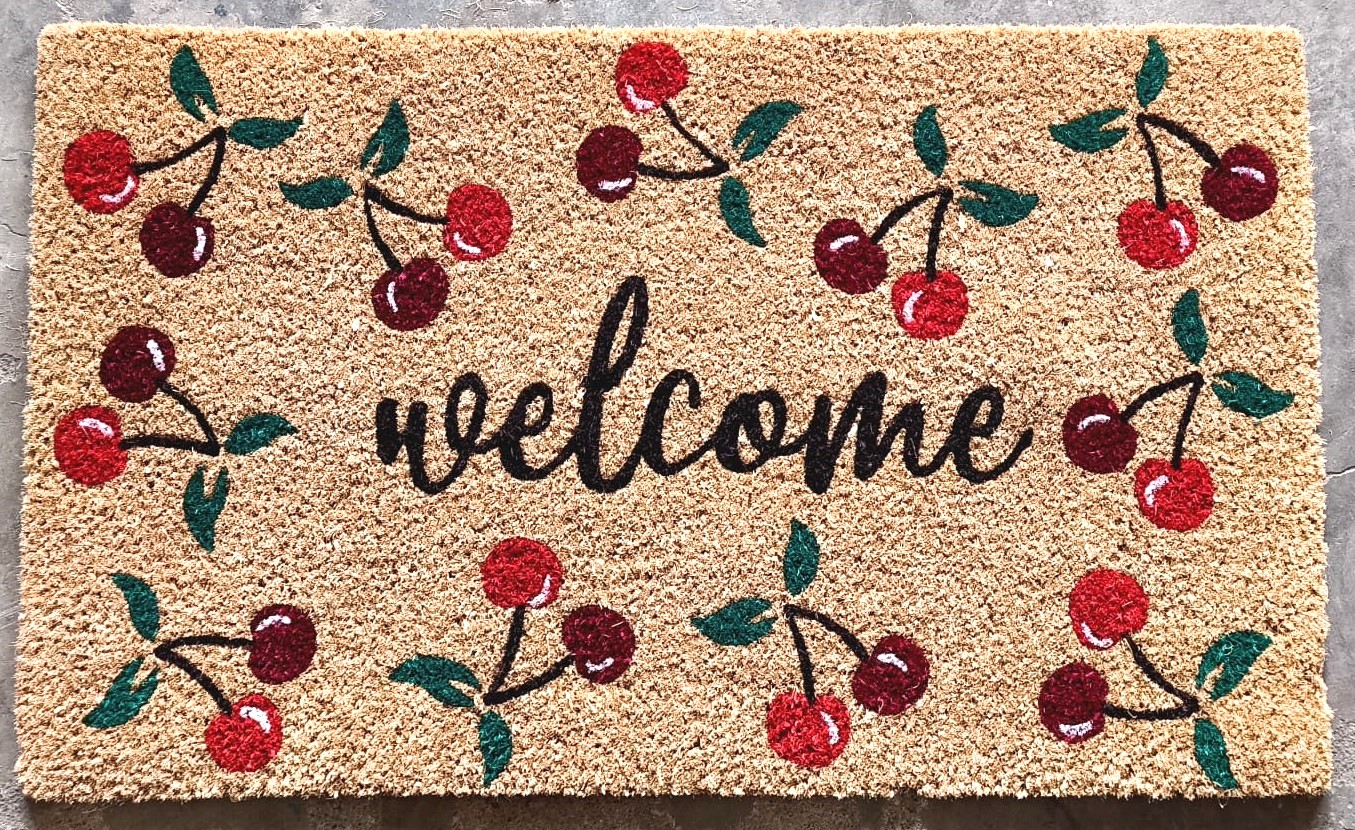 PVC BACKED PRINTED COIR MATS<